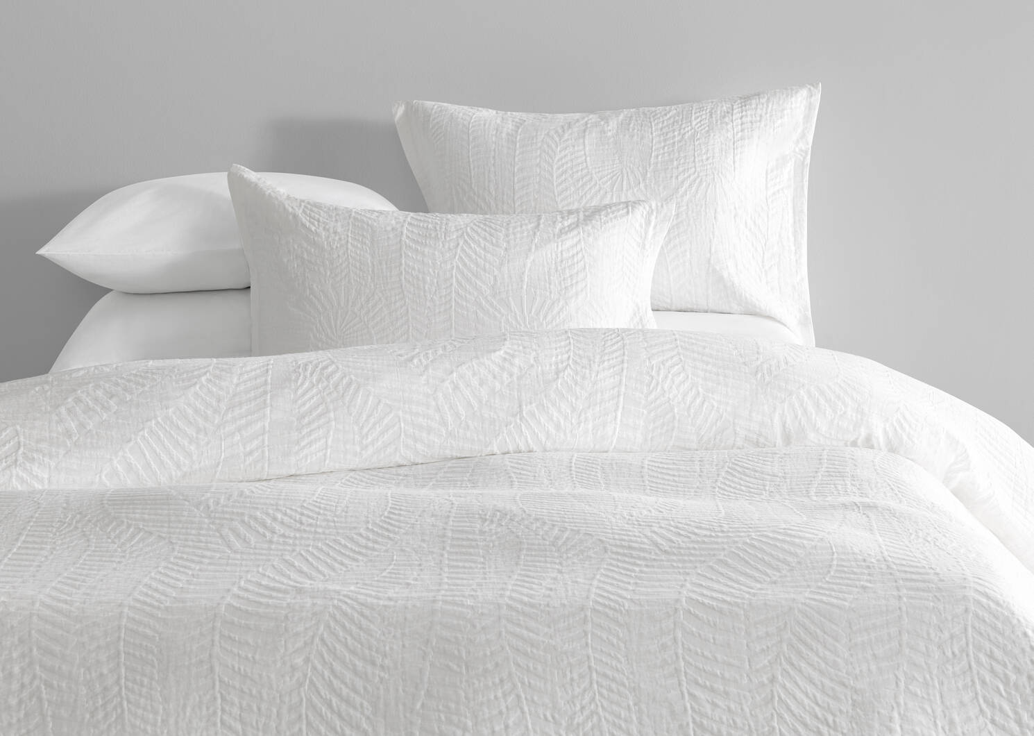 Napoli Cotton Duvet Set Queen Ivory