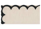 Ensemble de 6 serviettes Lark nat/noir