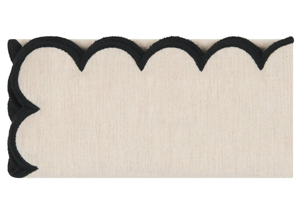 Lark Napkins Set of 6 Natural/Black