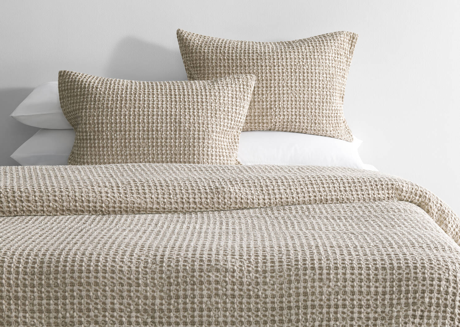 Carlin Cotton Duvet Set King Mushroom