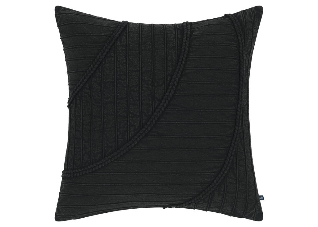 Coussin en coton Aeron 20x20 noir