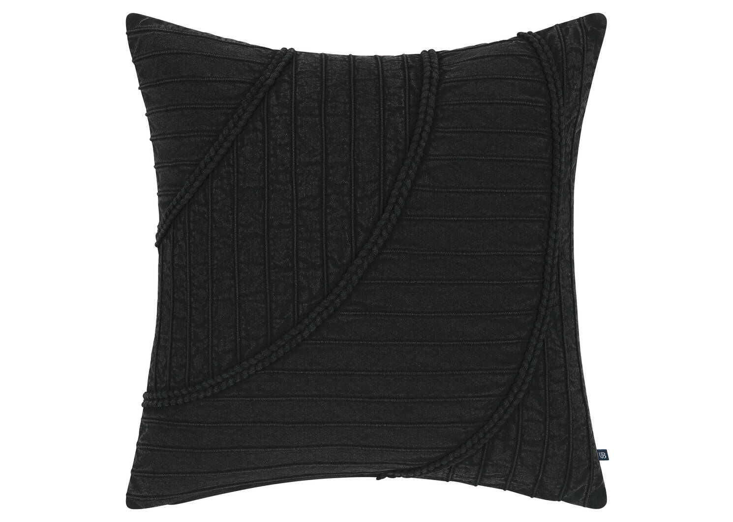 Coussin en coton Aeron 20x20 noir