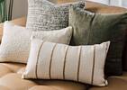Coussin en boucle Hayes 20x20 iv./vert