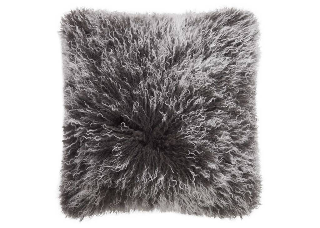 Coussin enneigé Mongolian 20x20 pavé
