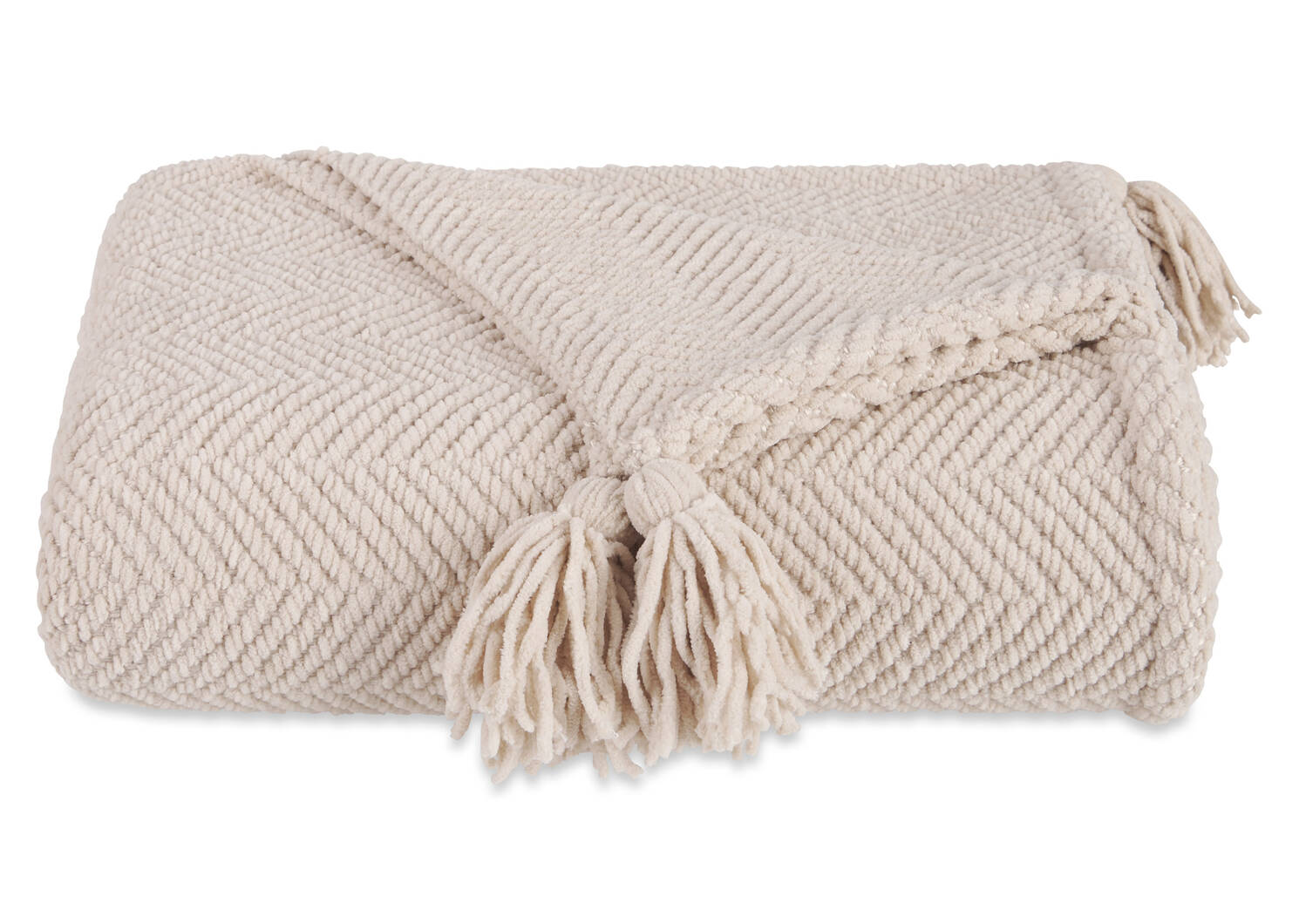 Brisbane Chenille Throw Blush