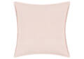 Coussin en coton Aria 20x20 rose voilé