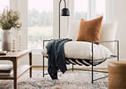 Fauteuil Mondo 28 po -Sorrento vanille