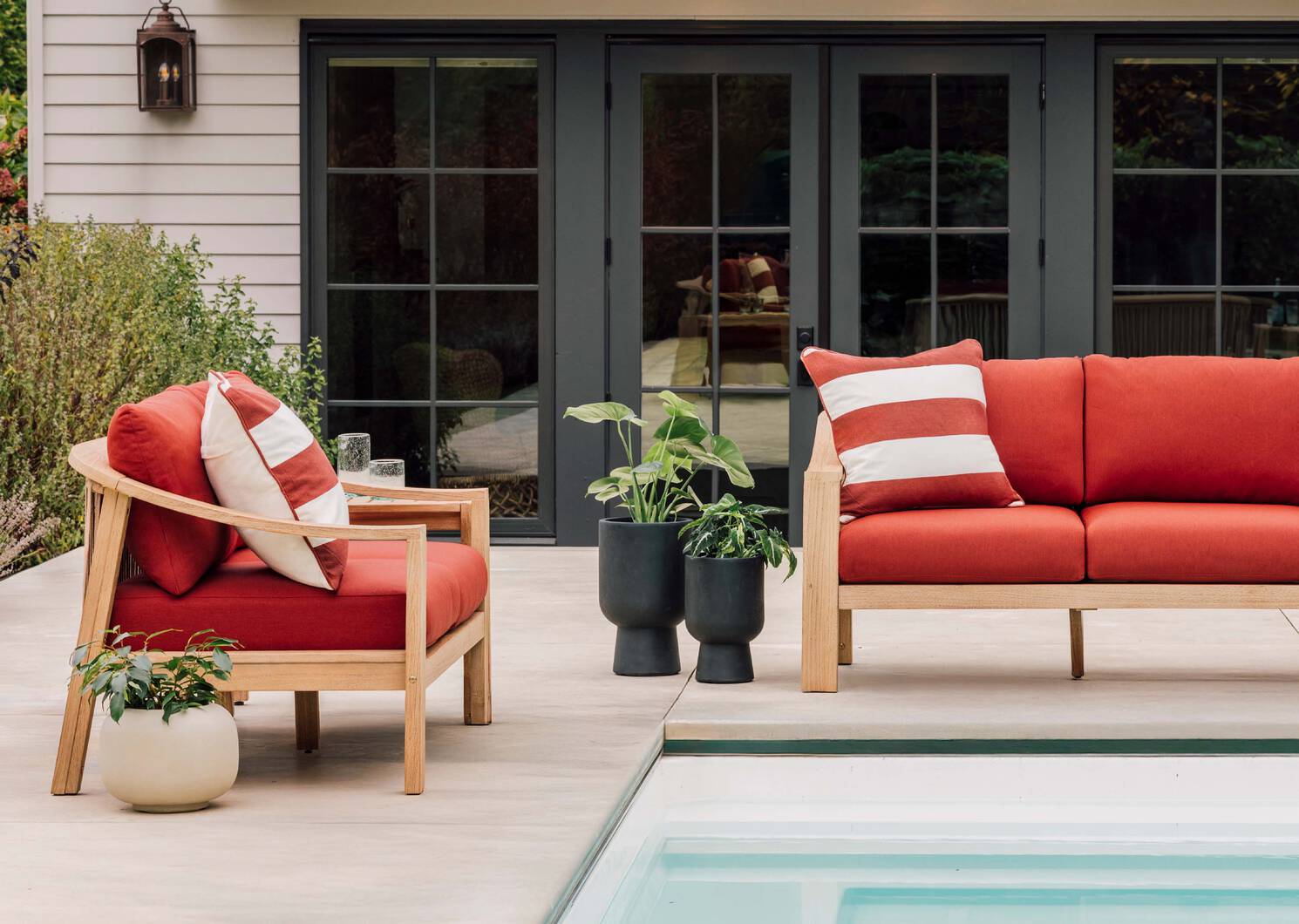 Grand cache-pot Ingrid noir