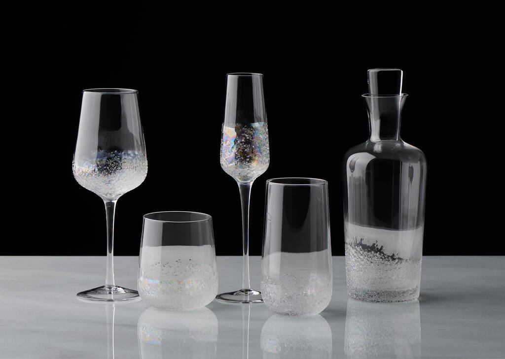Bliss Wine Glass Iridescent