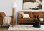 Lampe sur pied en abaca Cortez