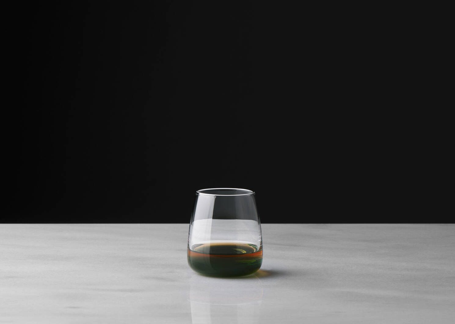 Verre court Maris transparent/vert