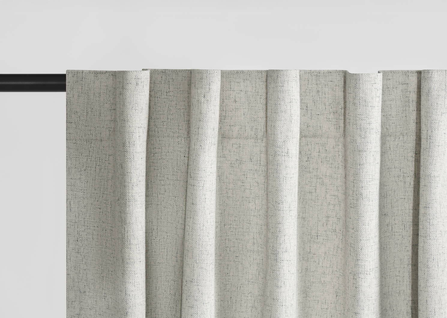 Rideau opaque Barden 96 gris p&acirc;le