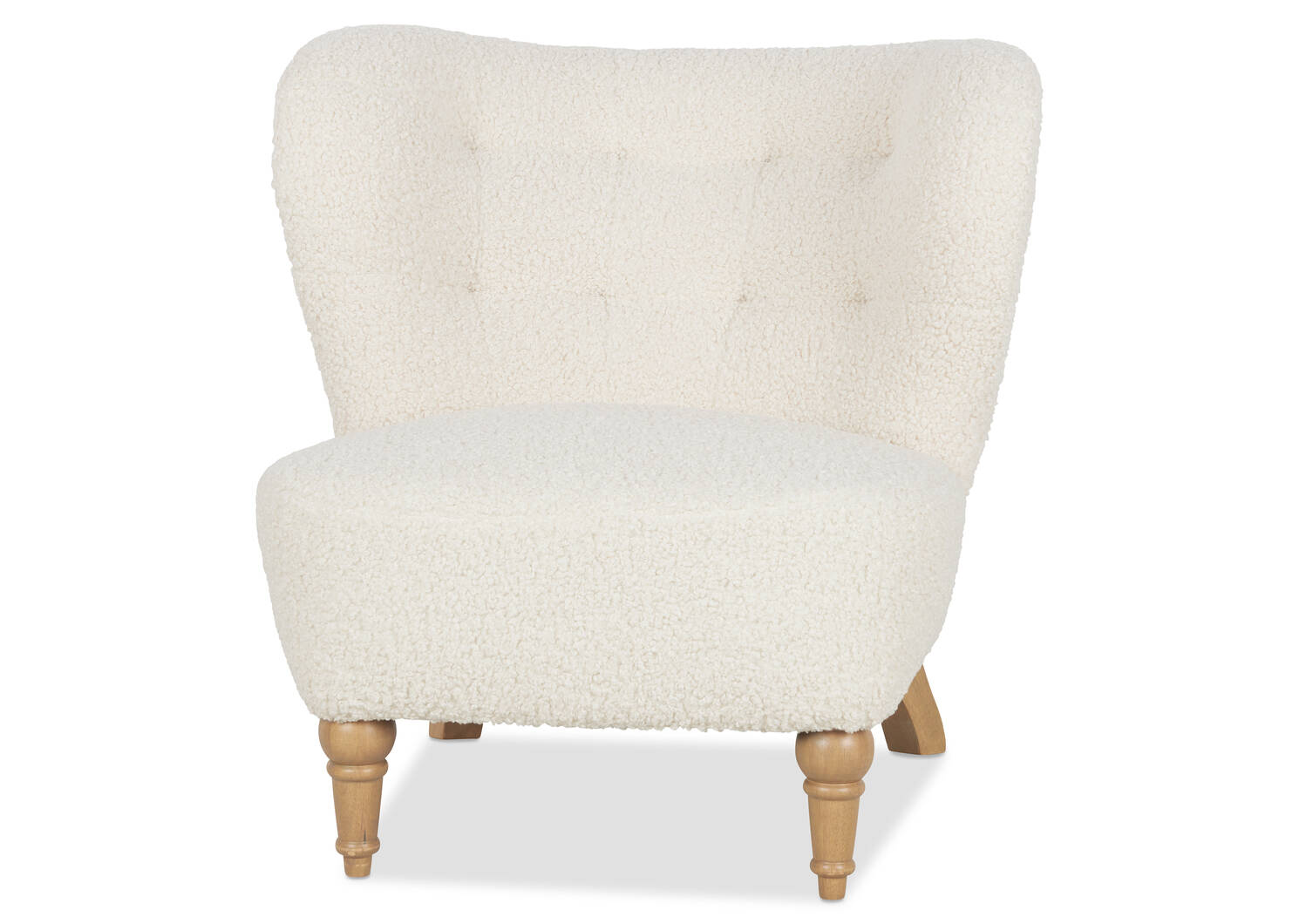 Fauteuil Emmy -Woolly ivoire