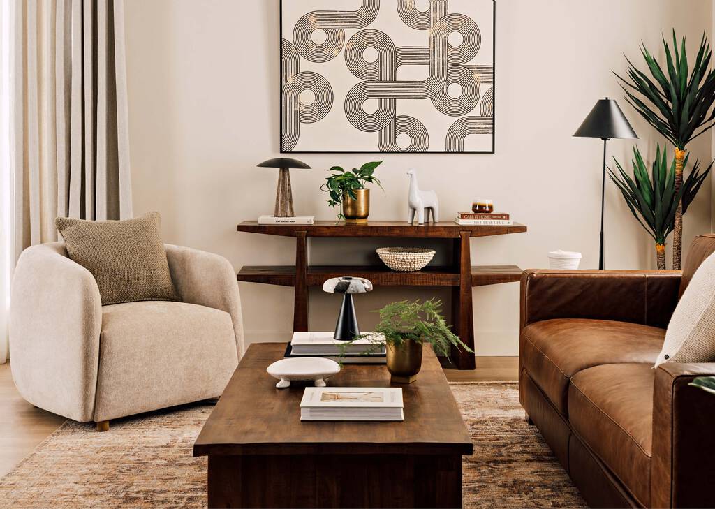 Table console Percival -Lawson ambr&eacute;