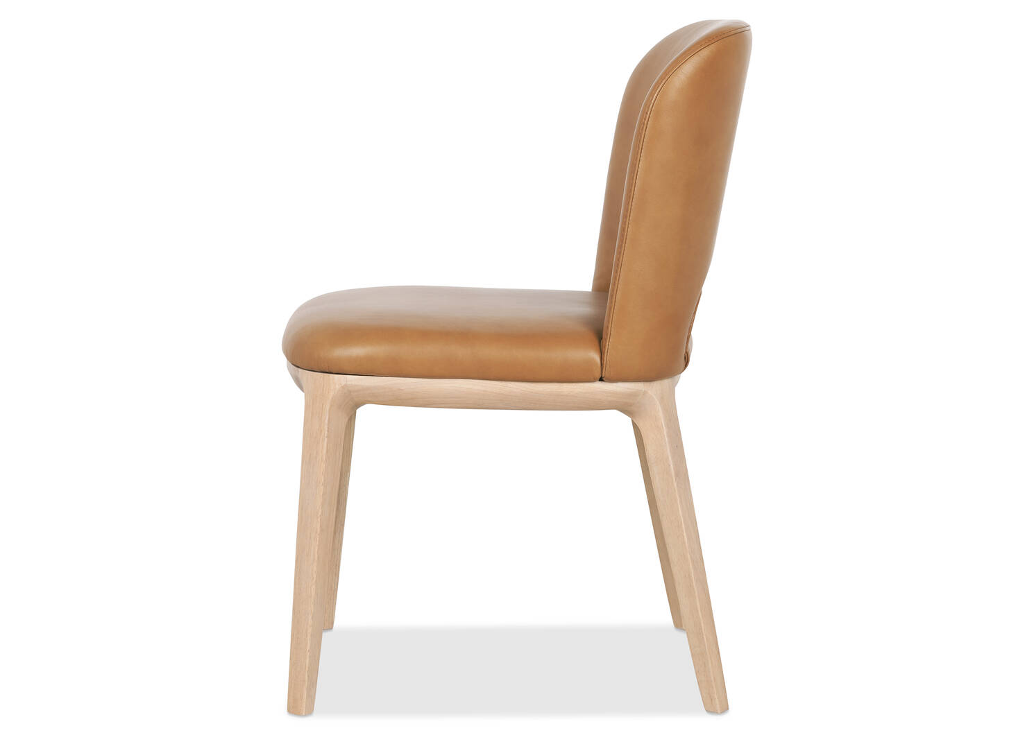 Welles Leather Dining Chair -Olson Camel