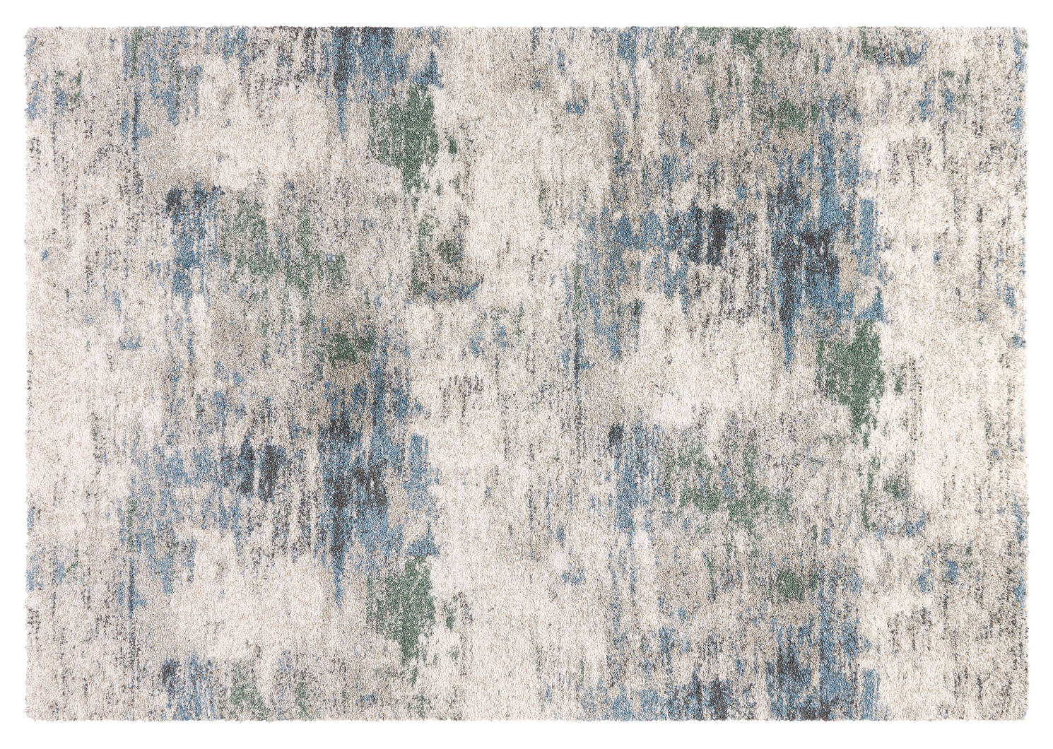 Tapis Bristol 94x133 ivoire/bleu/vert