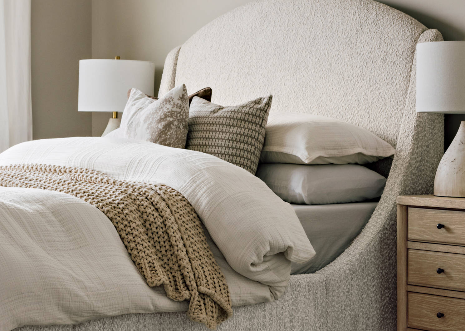 Beale Pillow 20x20 Savanna/Ivory
