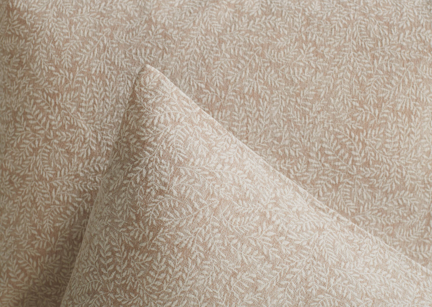 Catrin Cotton Duvet Sets Tan/Ivory