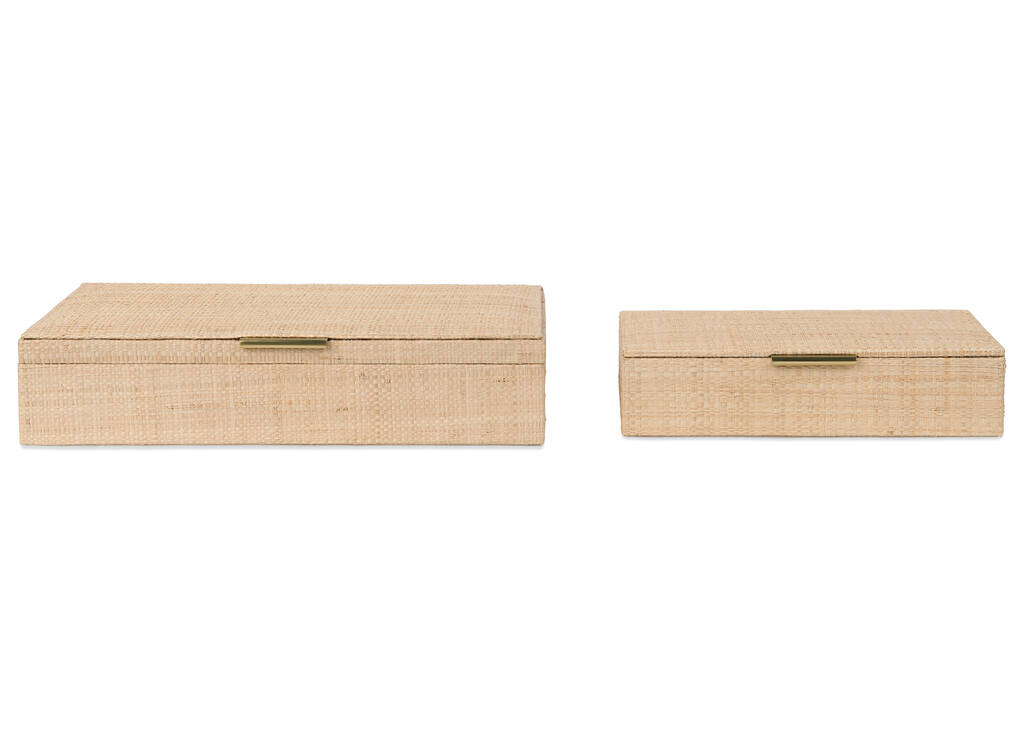 Rollins Raffia Storage Box