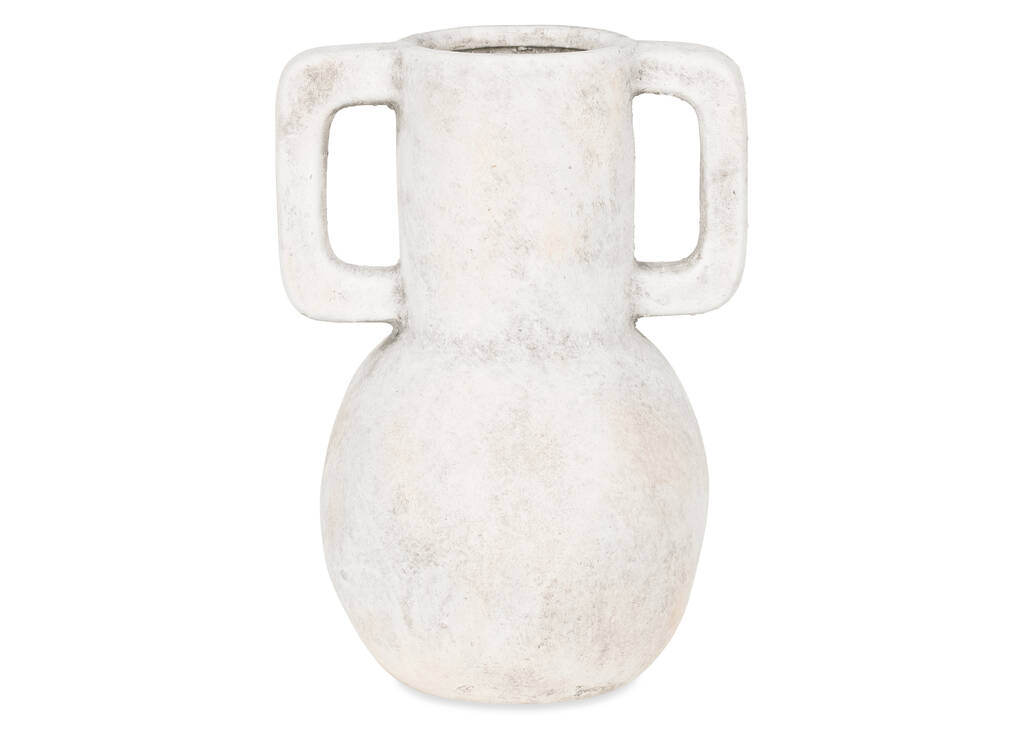 Zetta Vase Short White