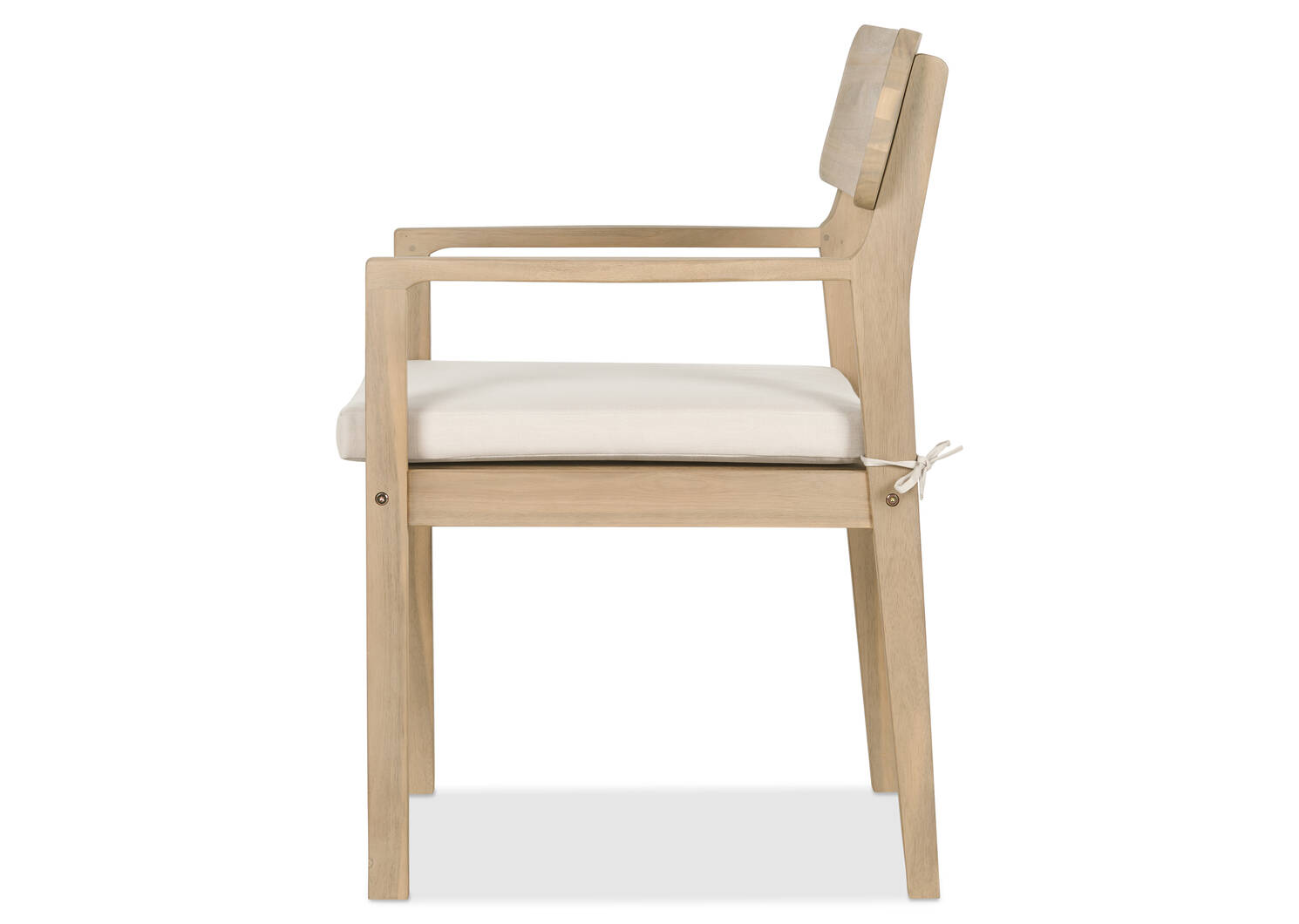 Chaise Cabrie avec coussin -naturelle