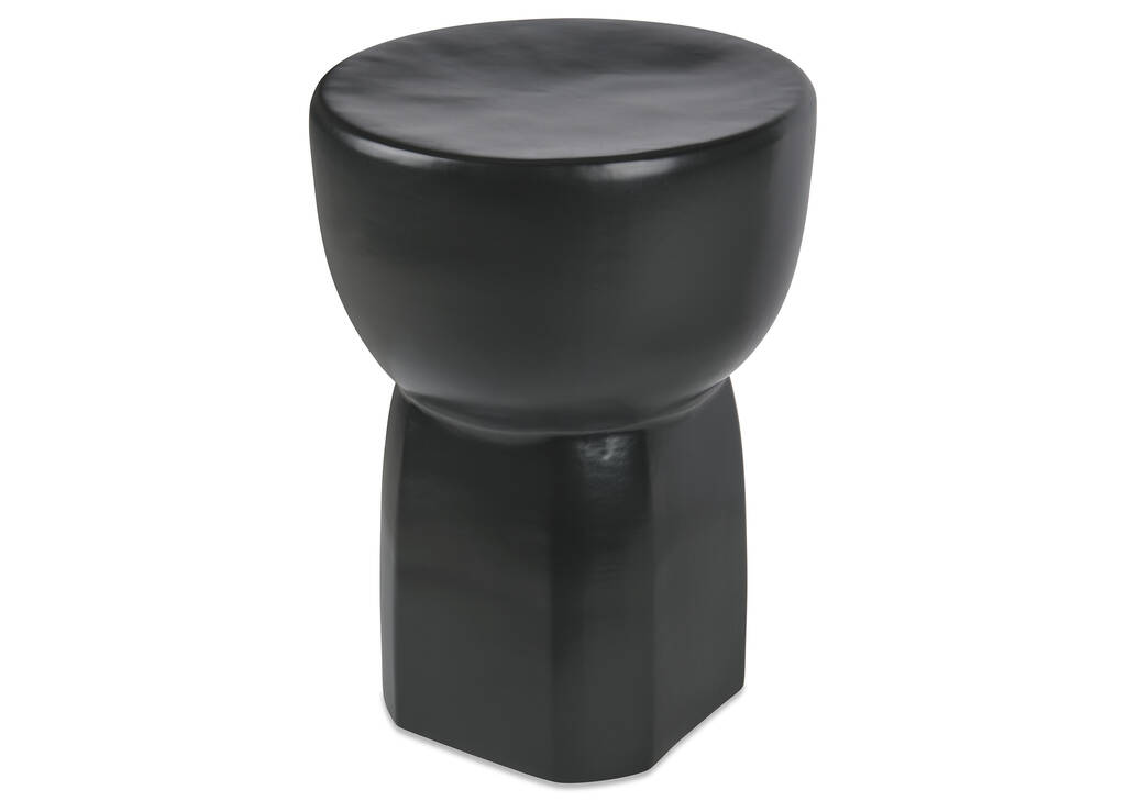 Tabouret&nbsp;de jardin Creo noir