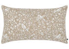 Ivy Cotton Embroidered Pillow 14x24 Sand