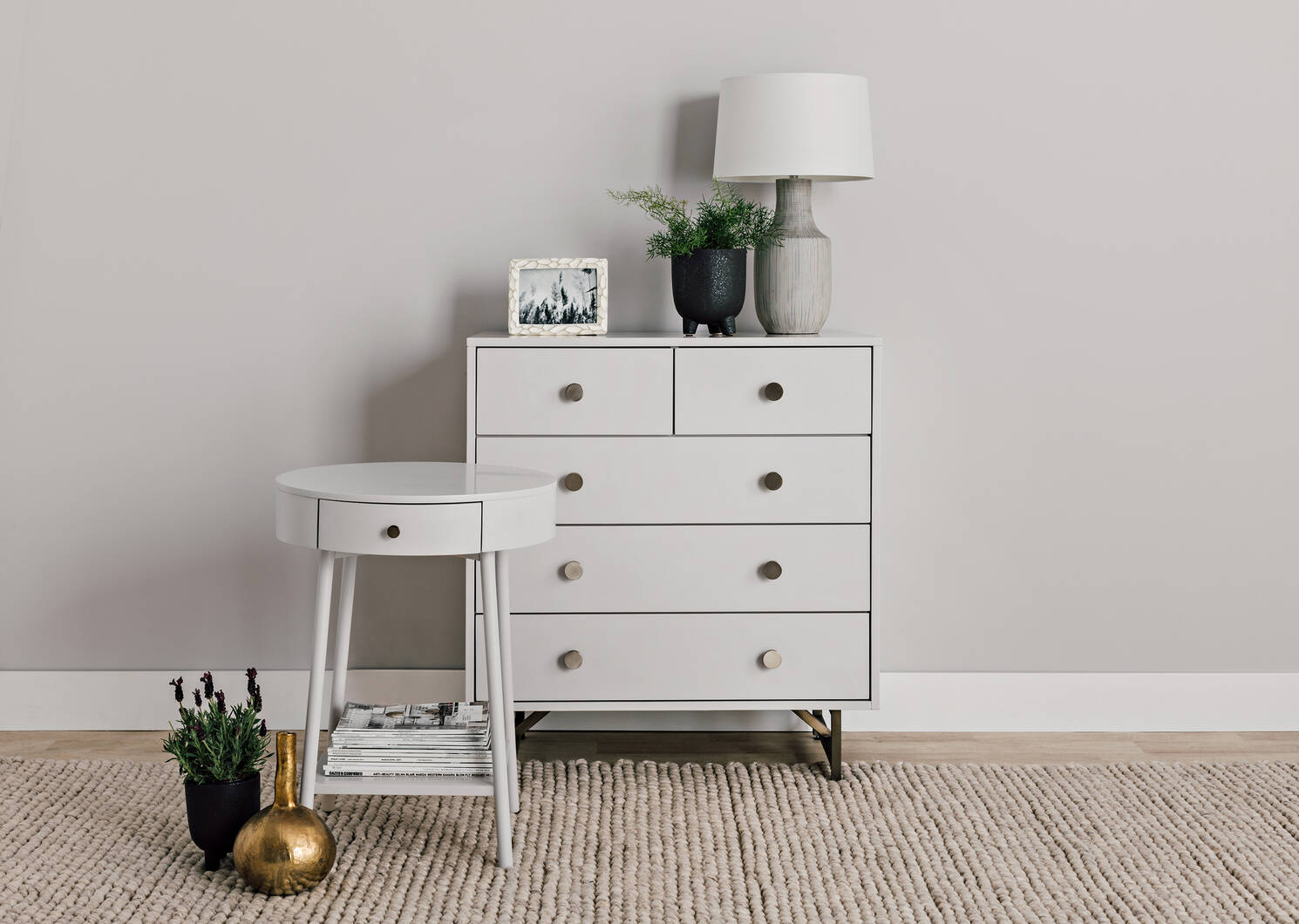 Commode Poppy -Nate écru