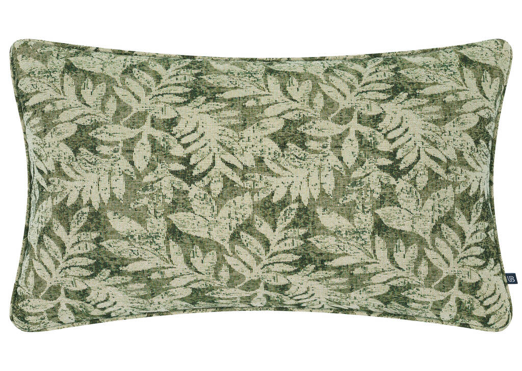 Coussin tapisserie Amy 14x24 vert