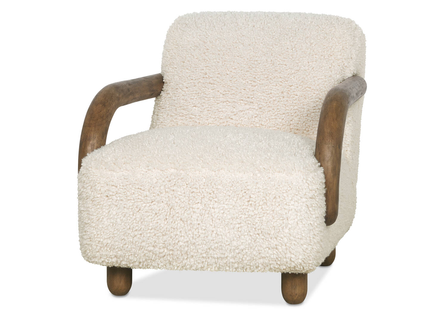Fauteuil Gloria -Burke naturel