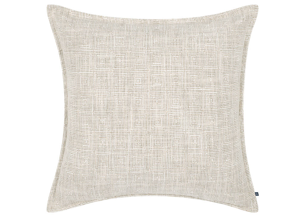 Coussin Evon 20x20 sable/ivoire