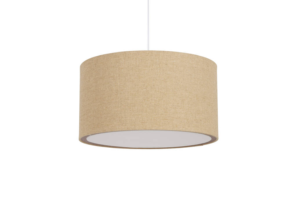 Camila Drum Pendant Natural