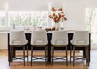 Tabouret Alba -York platine
