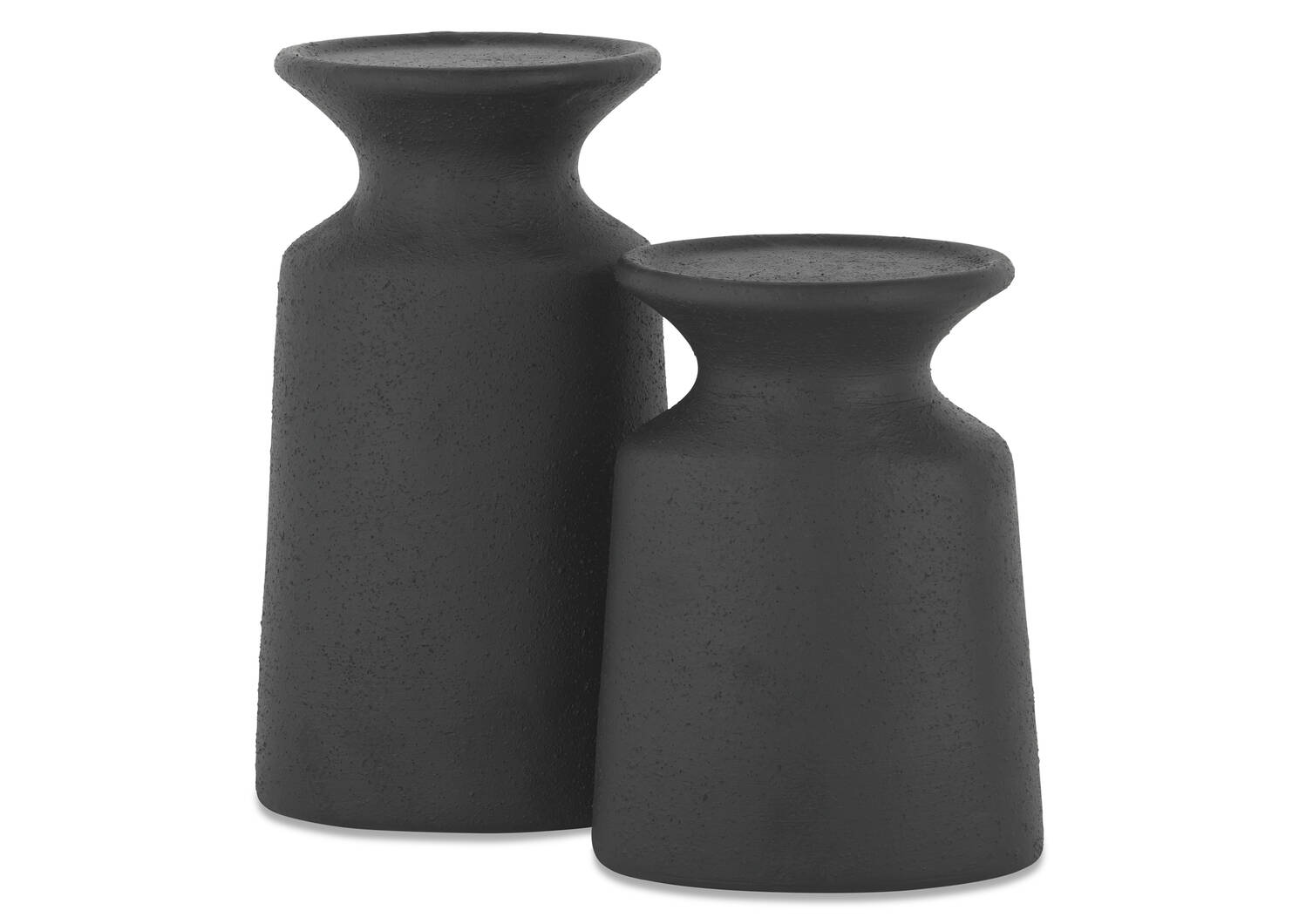 Cillian Candle Holder Tall Black