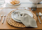 Aria Napkins Set of 6 Oyster