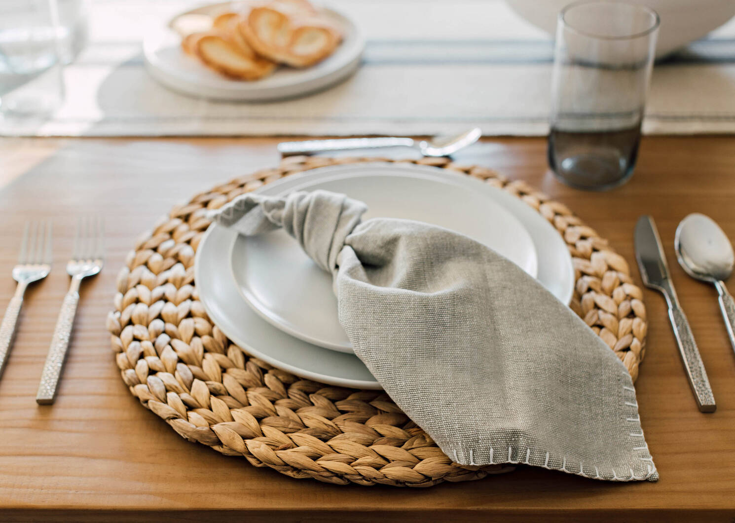 Aria Napkins Set of 6 Oyster