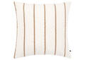 Coussin rayé Avena 20x20 ivoire/caramel