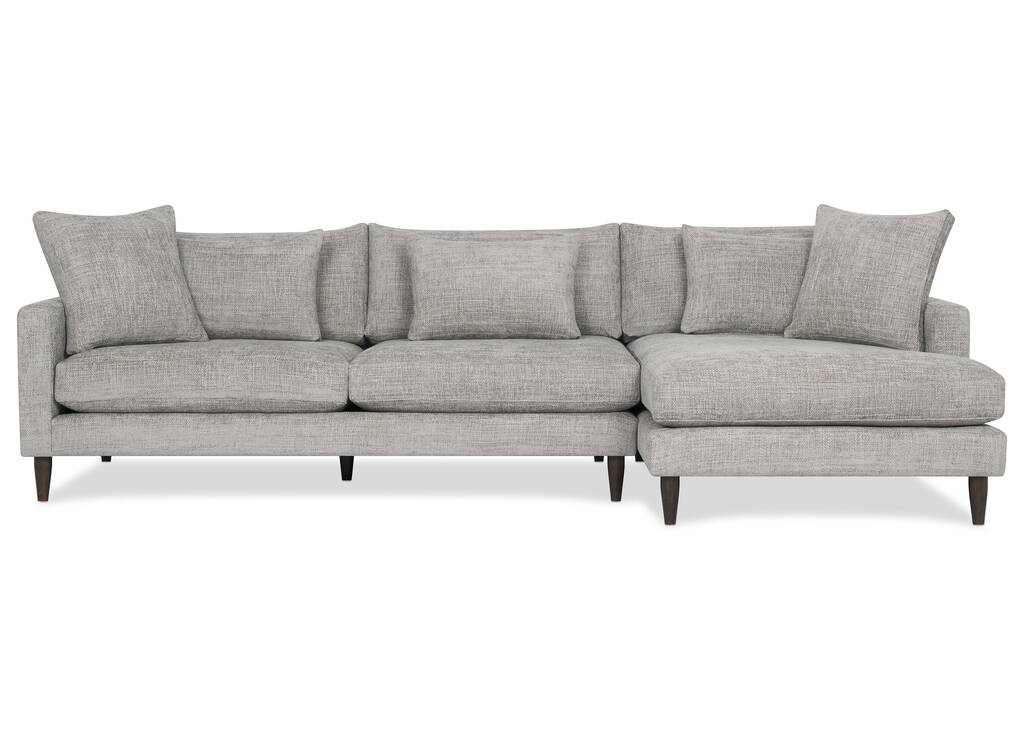 Canapé d’angle Nixon -Husky gris, d.