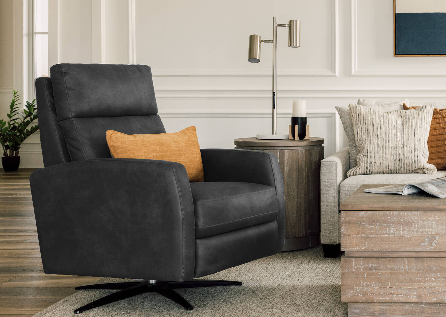 Fauteuil inclinable Dalton -Russ acier