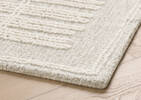 Nichols Wool Rug 60x96 Grey/Ivory