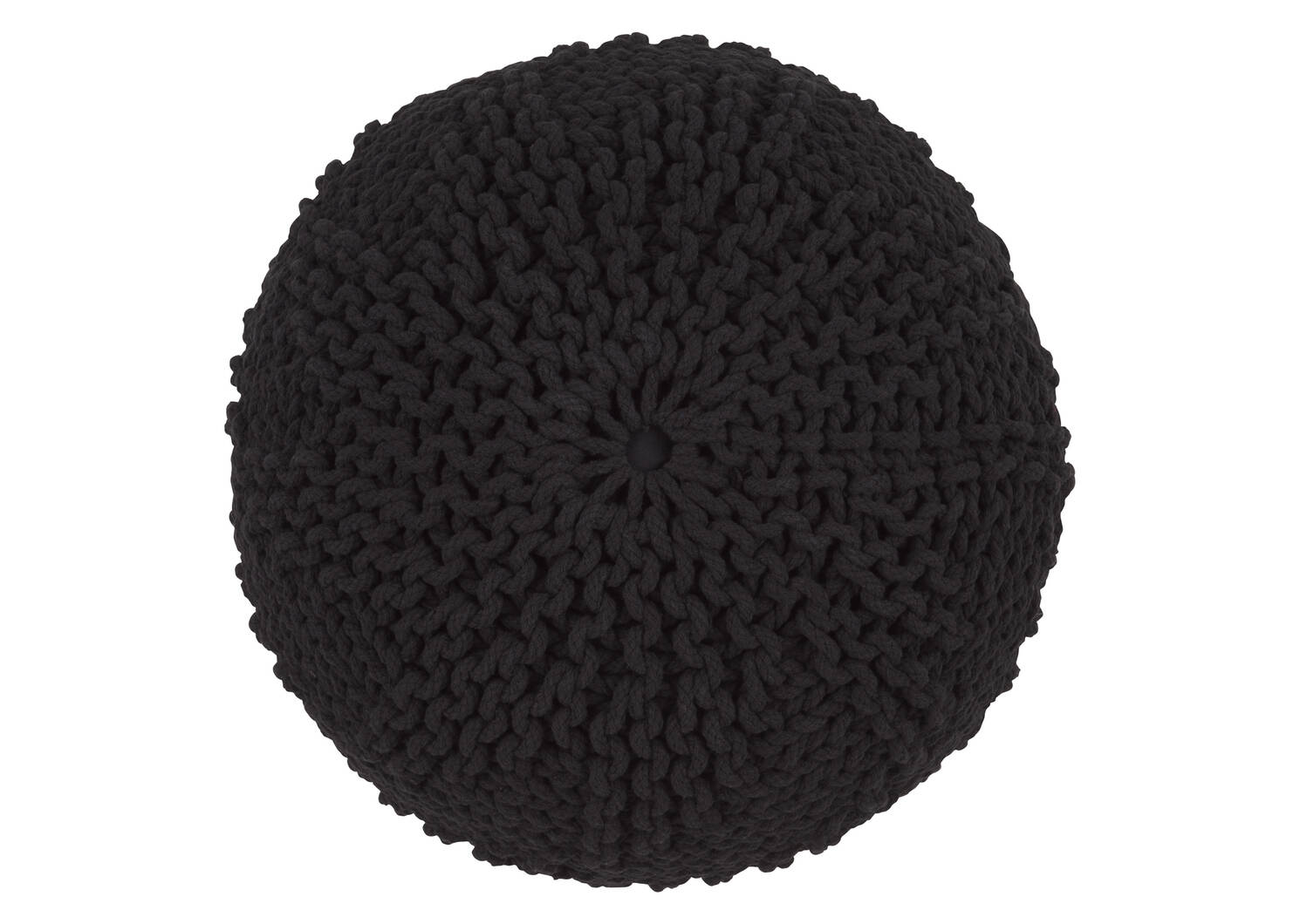 Roper Pouf Black