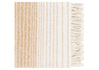 Arcus Striped Throw Flaxen/Ivory