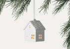 Petit orn. maison DEL Hearth Home