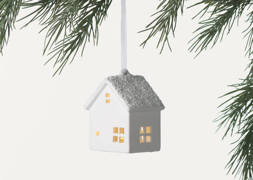 Petit orn. maison DEL Hearth Home
