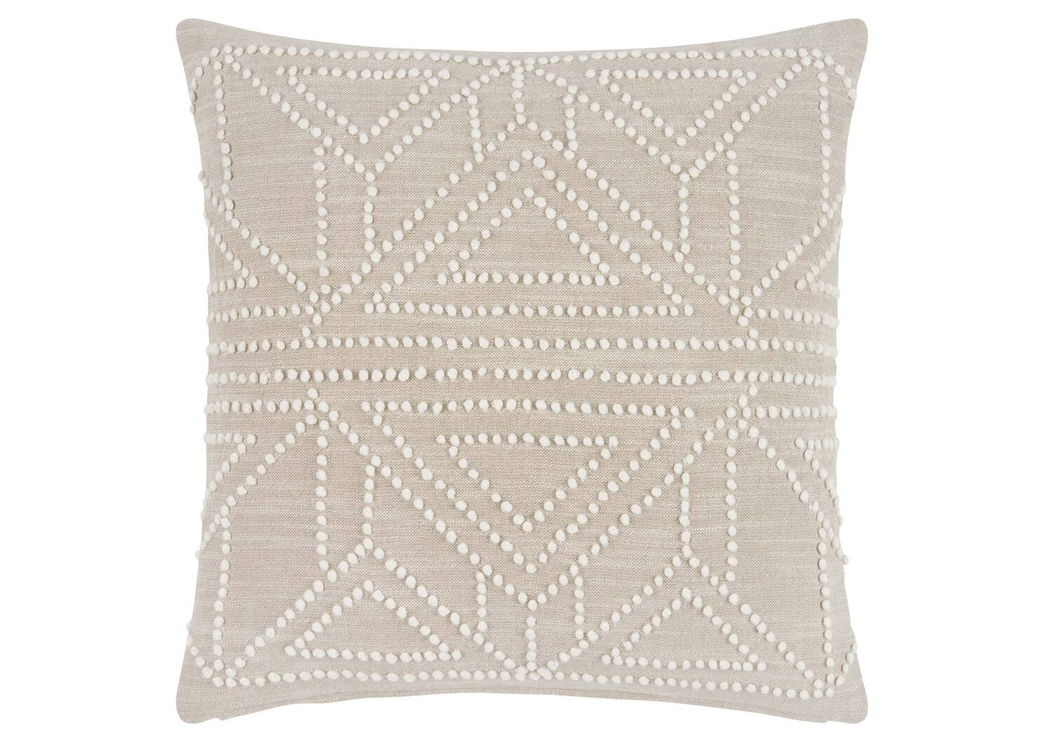 Coussin Mazatlan 20x20 ivoire/naturel