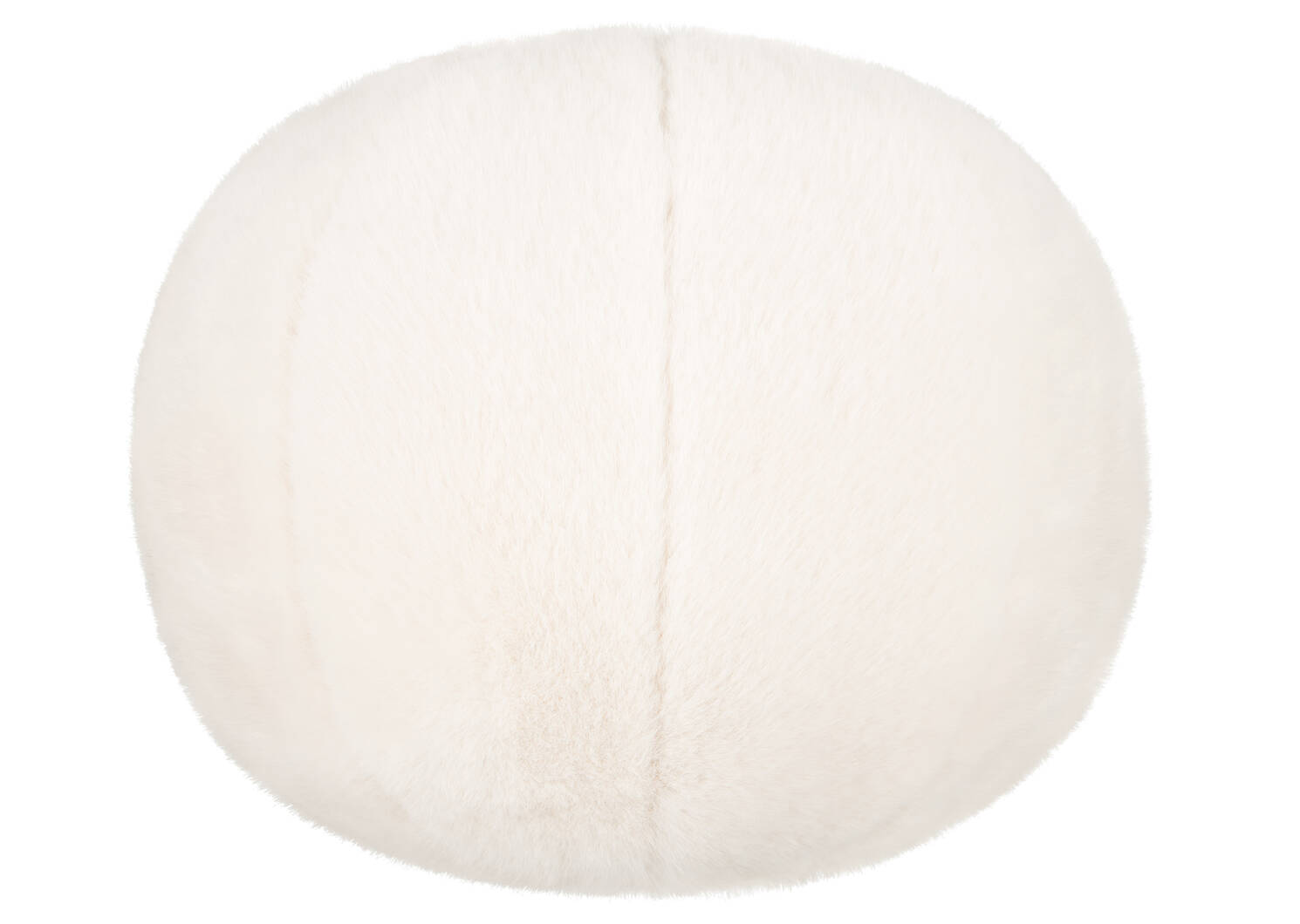 Coussin rond en fausse fourrure Tia iv