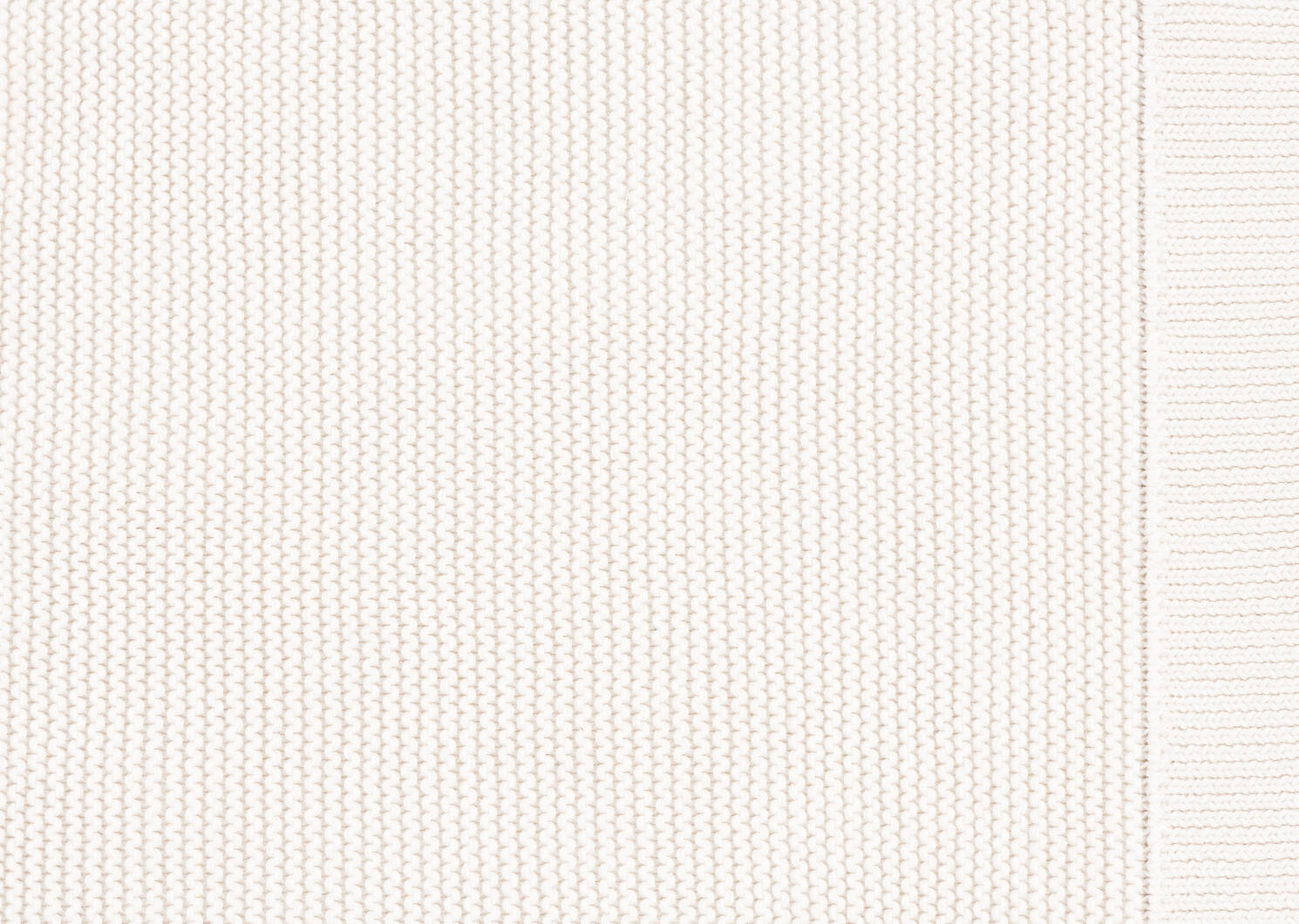 Jeté en coton Ashby ivoire