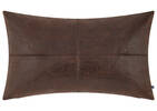 Jarvis Faux Leather Toss 14X24 Dark Brow