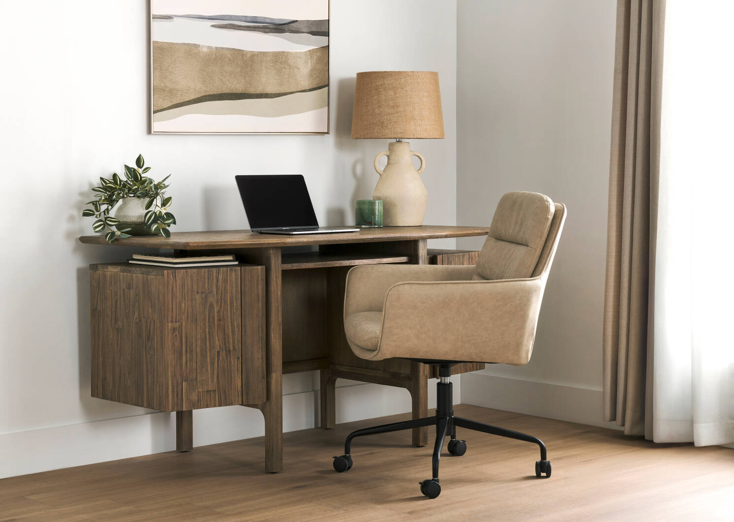 Bureau de travail Umberto -Kumir ambré