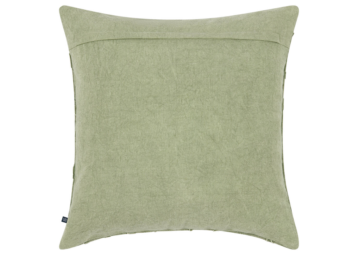 Coussin en coton Aleise 20x20 vert